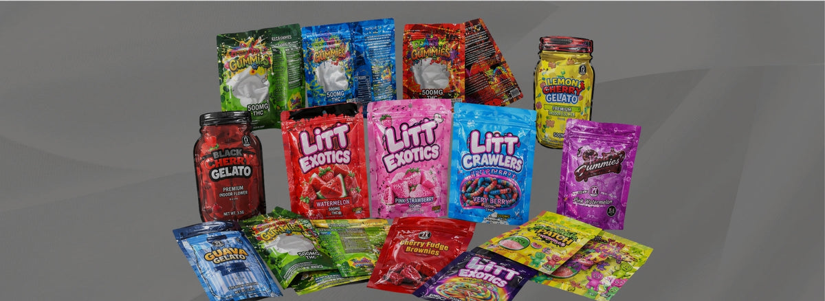 Edible Mylar Bags & Empty Edibles Packaging