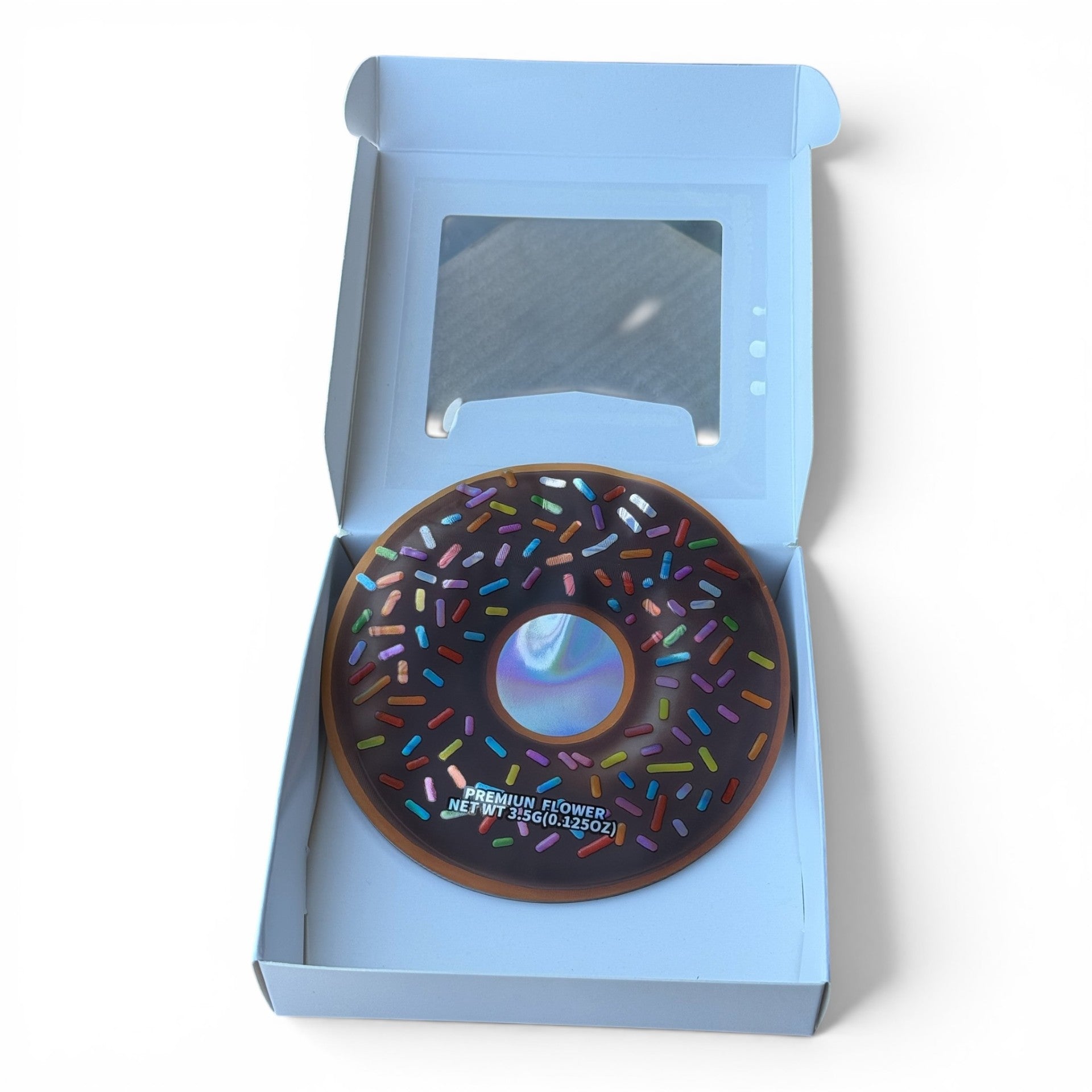 ZAZA Kreamz Doughnuts Sprinklez Mylar Bags with Boxes 3.5g Box Packaging