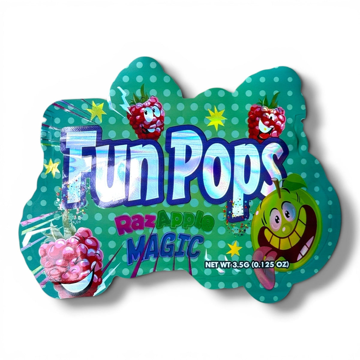 Fun Pops Raz Apple Magic 3.5g shape bags