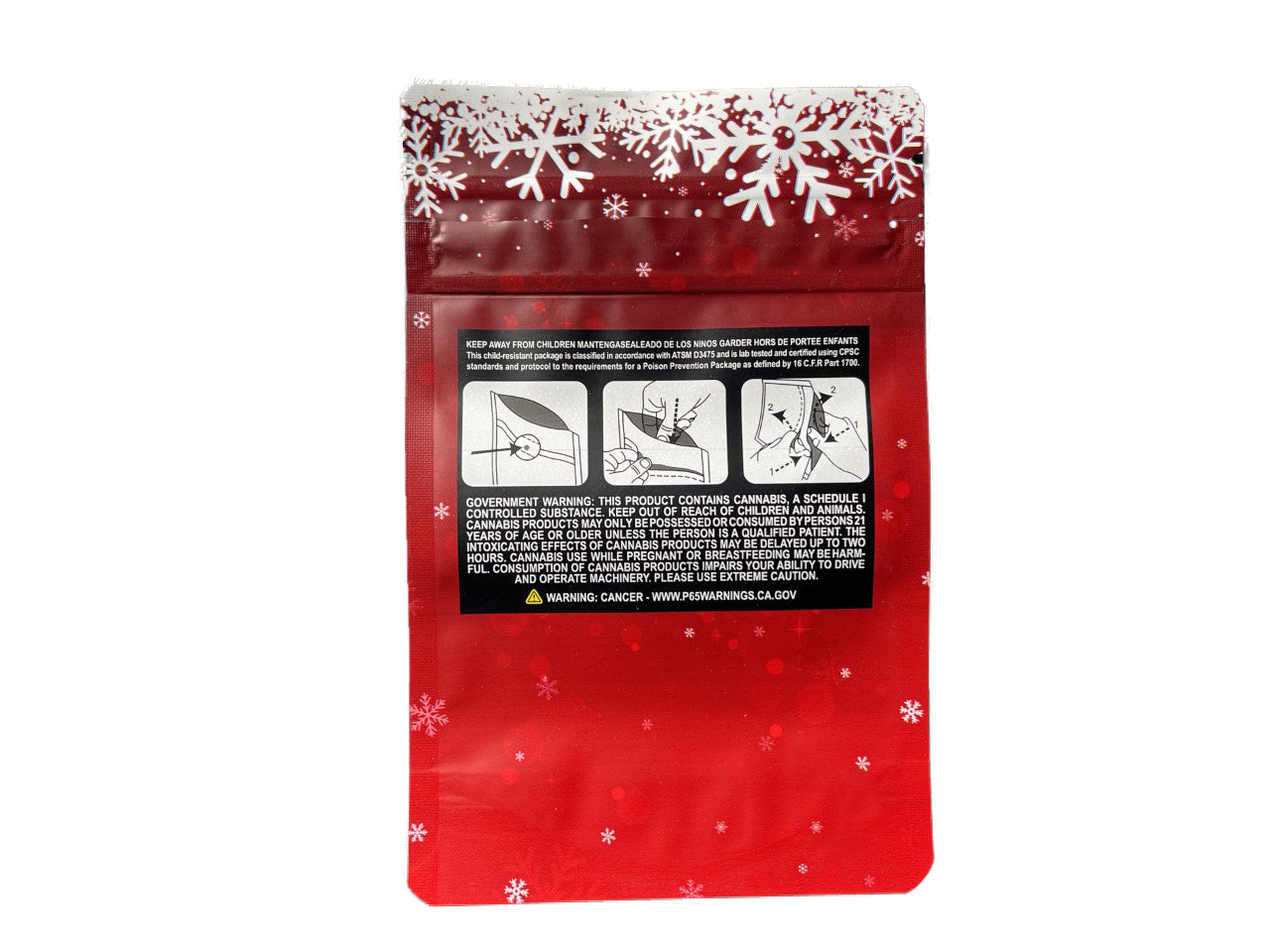 Black Unicorn -Santa Claus HO HO HO Merry Christmas Merry Juana Mylar bag 3.5g For Flower