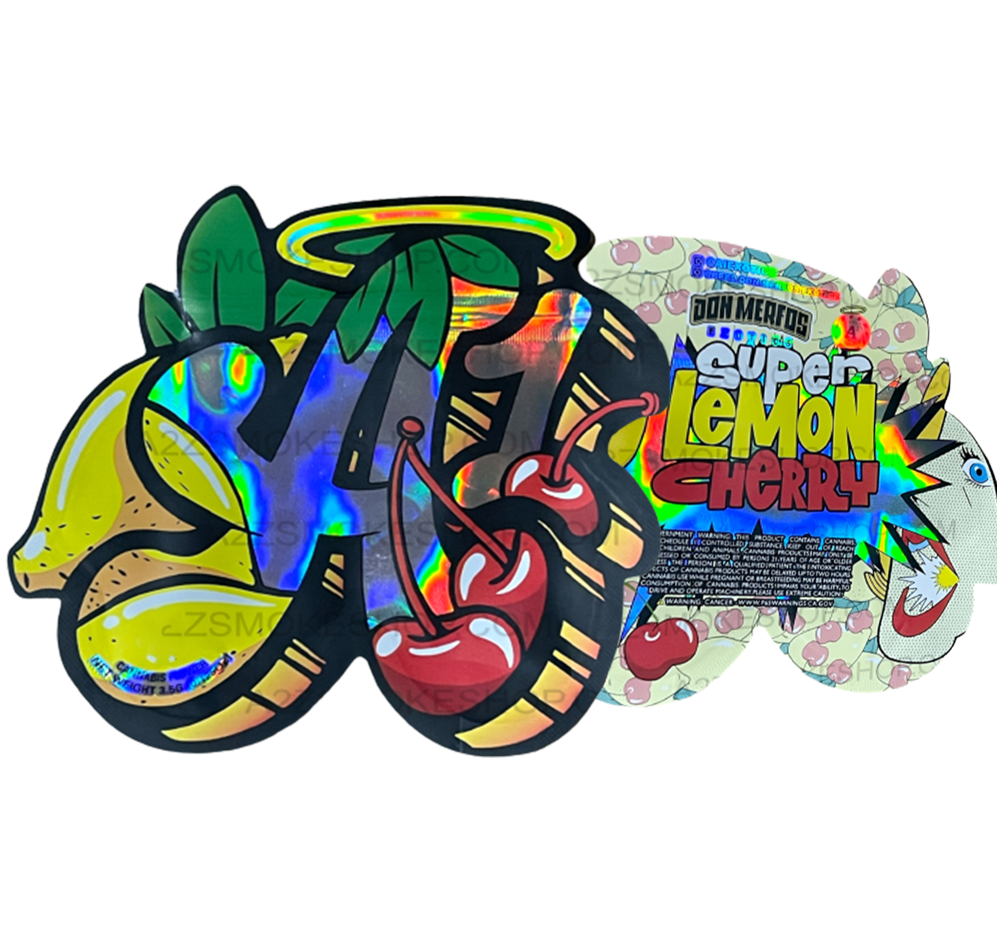 Don Merfos Super Lemon Cherry A1 Cut out bag 3.5g Mylar bag Packaging Only