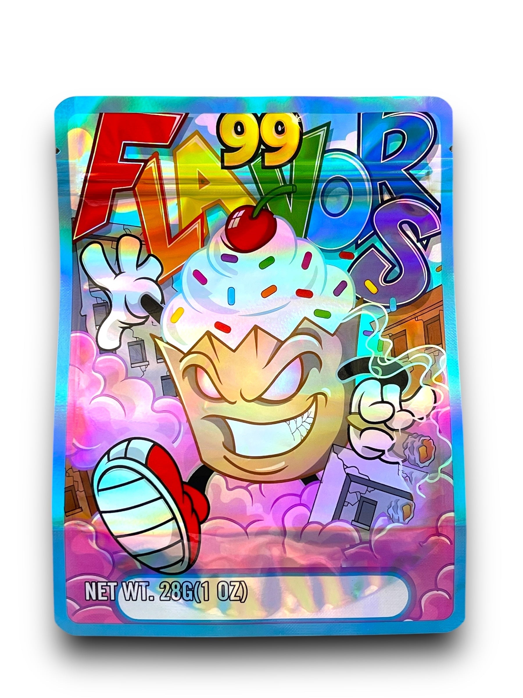 99 Flavors 1OZ 28G Mylar Bag (50 Count)