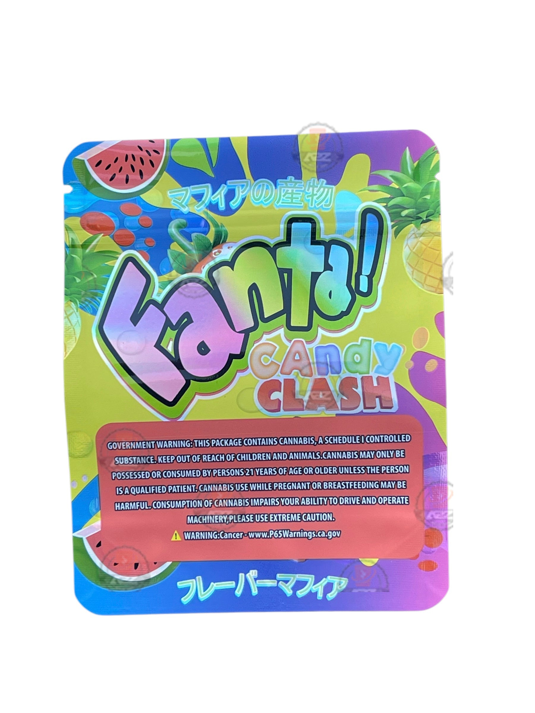 Fanta Candy Clash Mylar Bags 3.5g Holographic