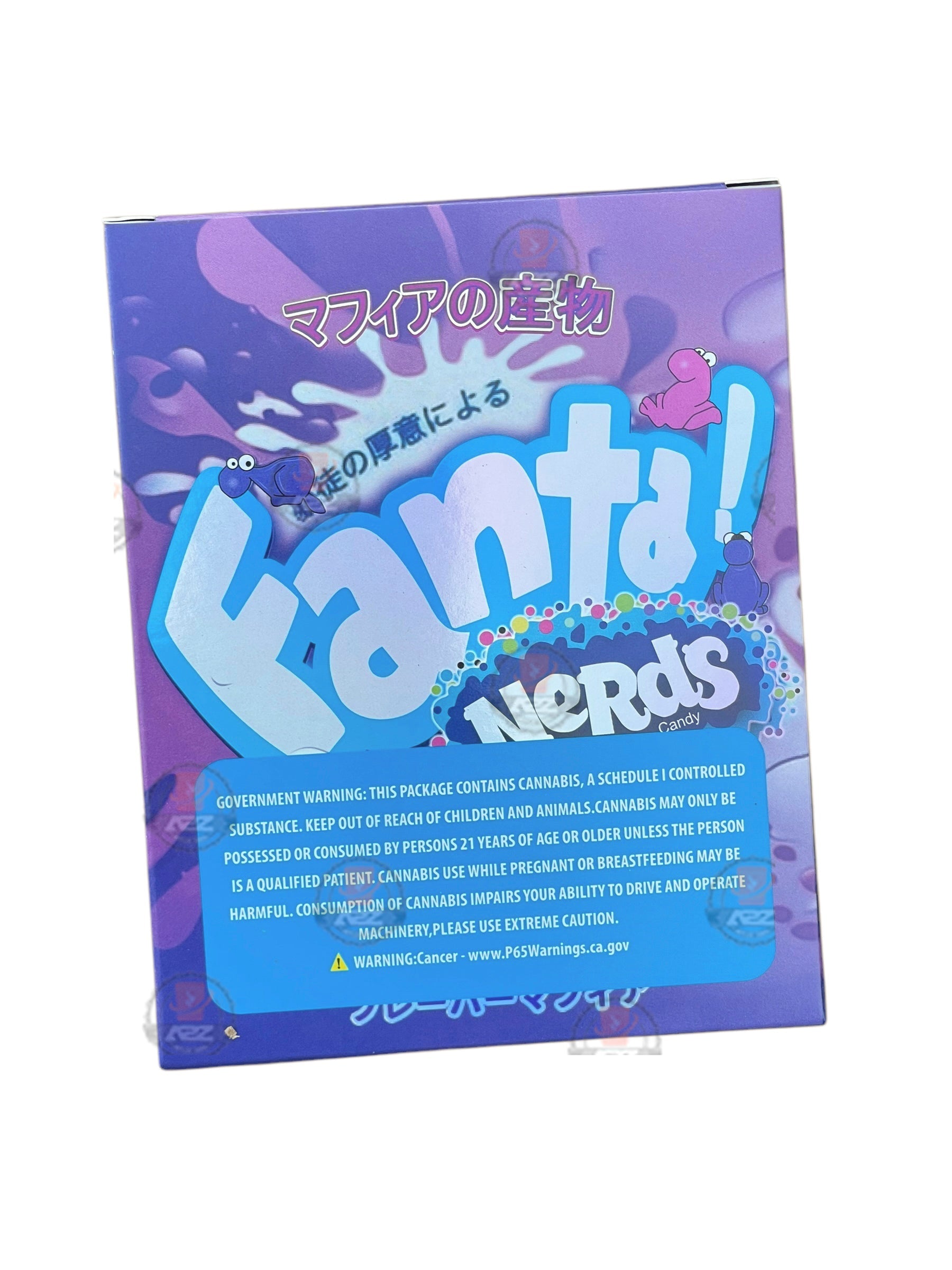 Fanta Candy Mylar Bags with Boxes 3.5g Box Packaging Holographic