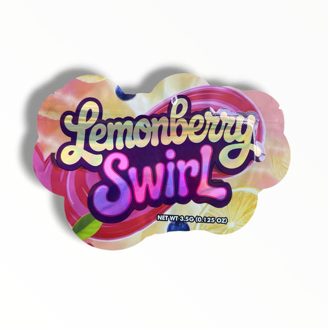 Lemon Swirl 3.5g shape bags