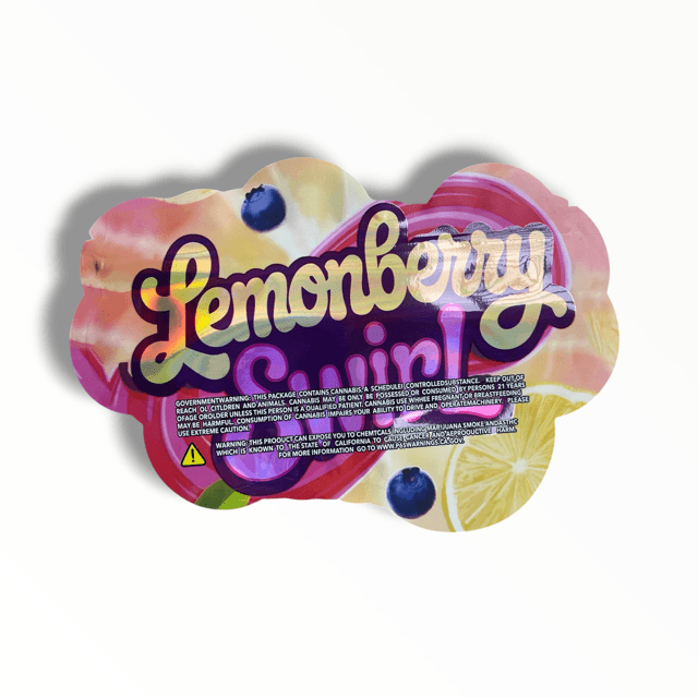 Lemon Swirl 3.5g shape bags