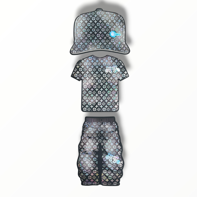 3 piece set Cap -T shirt-Pants 3.5g shape bags Tier 2 Gear Shifters