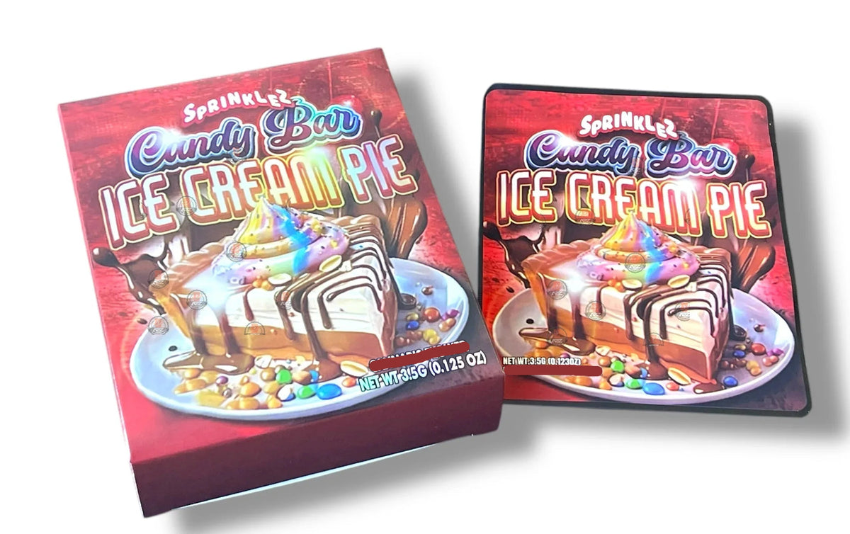 Sprinklez Candy Bar Ice Cream Pie Mylar Bags with Boxes 3.5g Box Packaging With stickers and label - Black Unicorn Hub