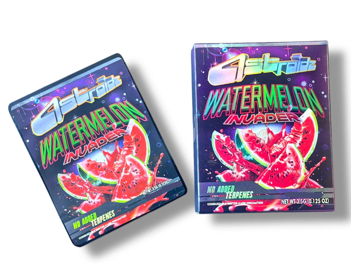 Sprinklez Watermelon Invader Mylar Bags with Boxes 3.5g Box Packaging With stickers and label - Black Unicorn Hub