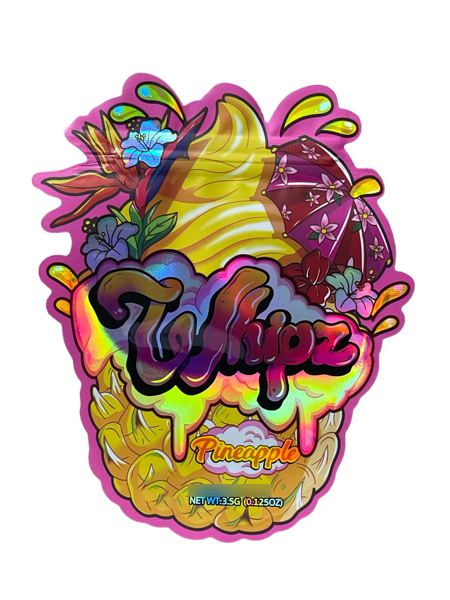 Whipz Pineapple 3.5g Mylar Bag