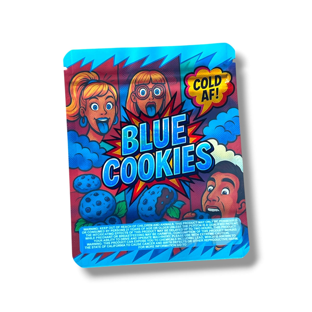 Blue Cookies 3.5g Mylar Bags-Packaging only