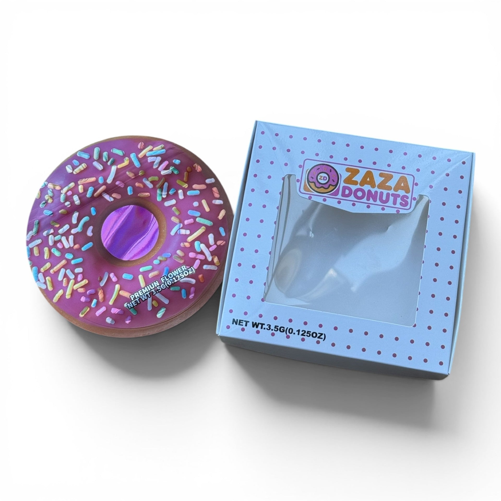 ZAZA Donuts Sprinkles Mylar Bags with Boxes 3.5g Box Packaging