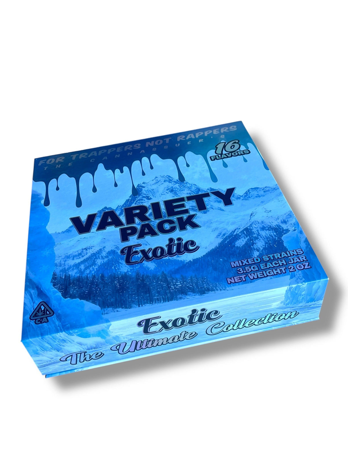 Variety Pack Glass Jars - Varity Pack 16 Flavors in box Empty Jars