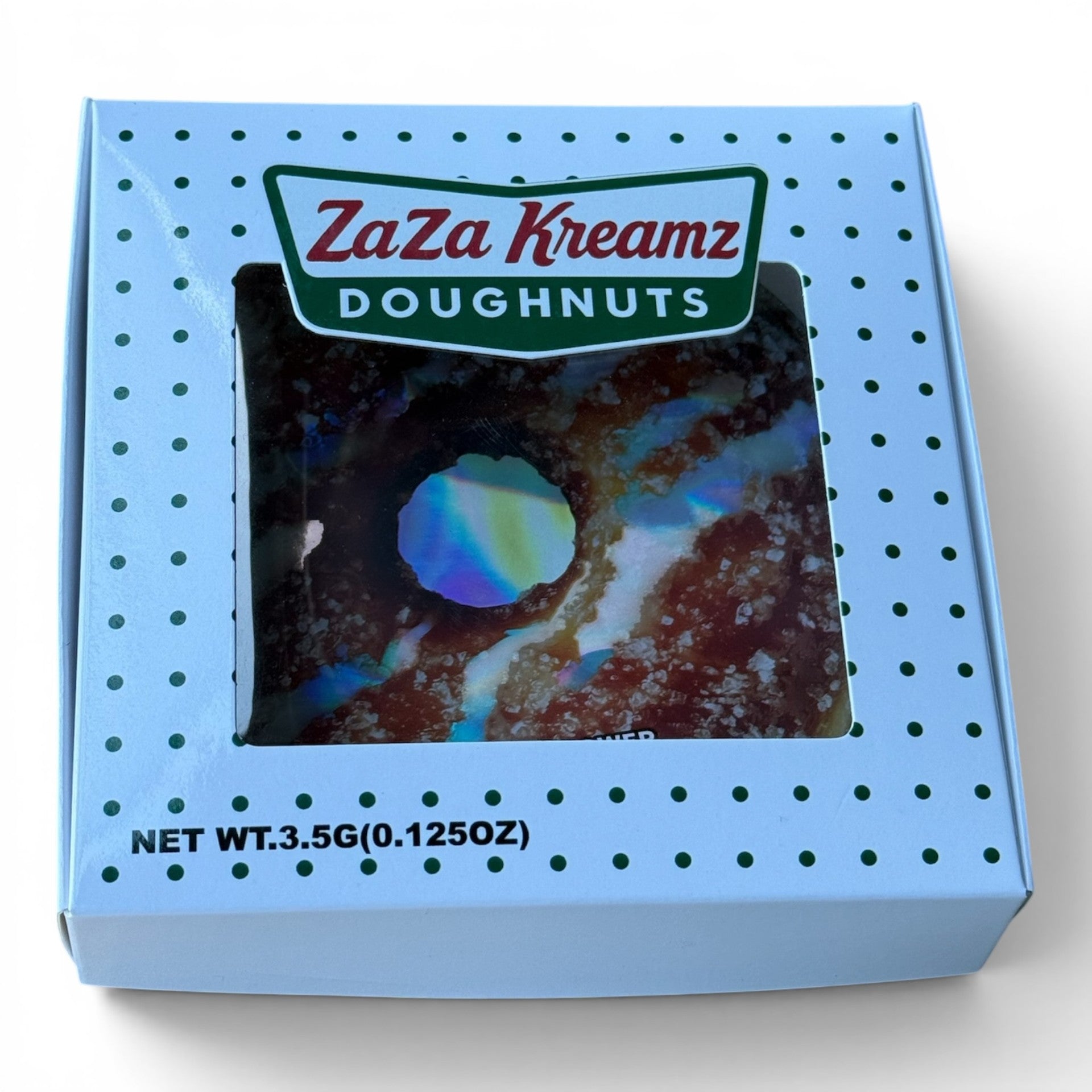 ZAZA Kreamz Doughnuts Mylar Bags with Boxes 3.5g Box Packaging