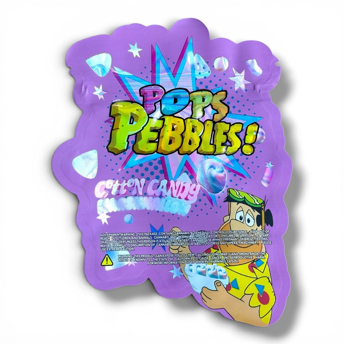 Pops Pebbles Cotton Candy Marshmallow 3.5g shape bags