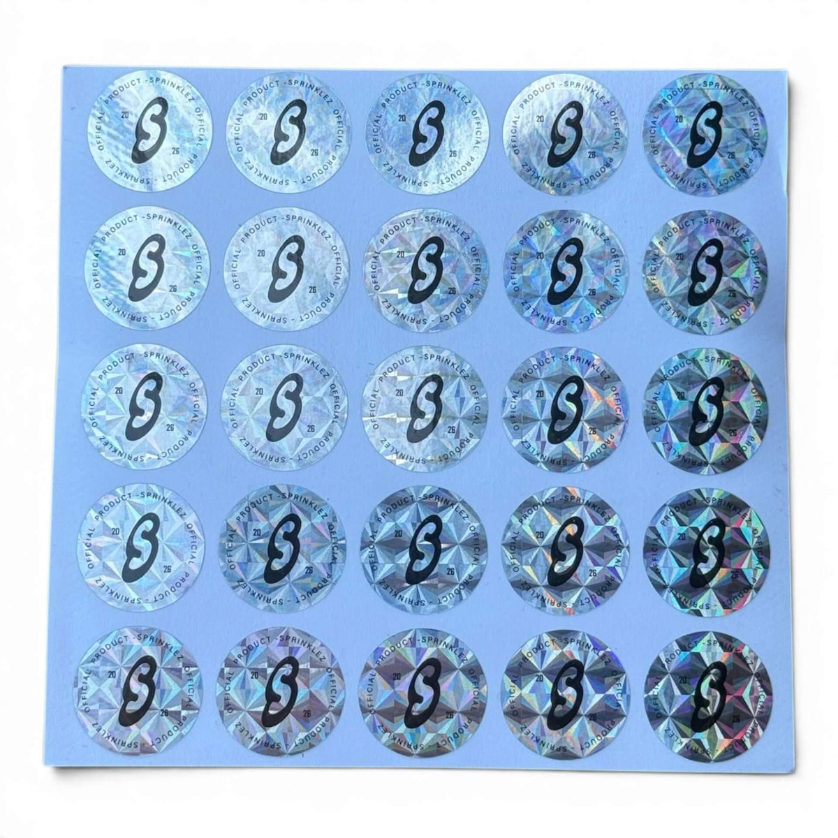 Sprinklez Blueberry Ice Cream 3.5G Mylar sticker Bags -With stickers and label