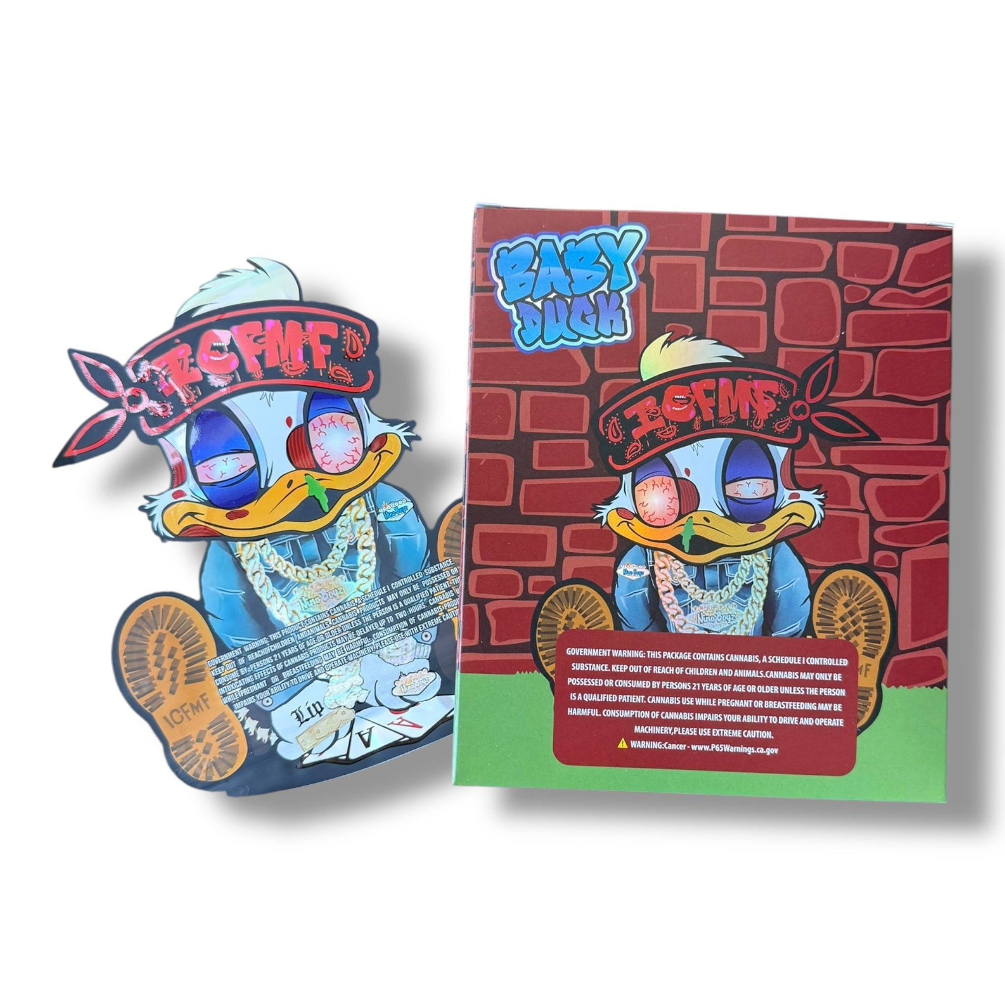 Baby Duck Mylar Bags with Boxes 3.5g Box Packaging High Tolerance