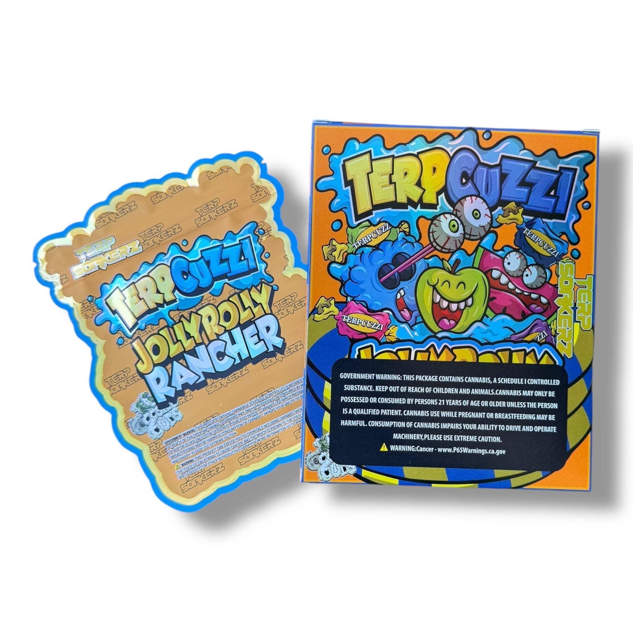 TerpCuzzi Mylar Bags with Boxes 3.5g Box Packaging