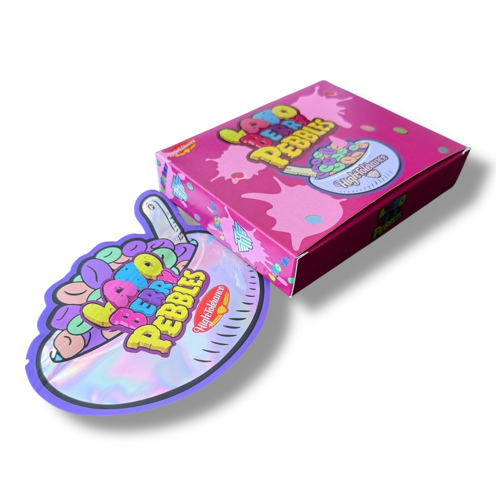 Lato Berry Mylar Bags with Boxes 3.5g Box Packaging Kandy Depo