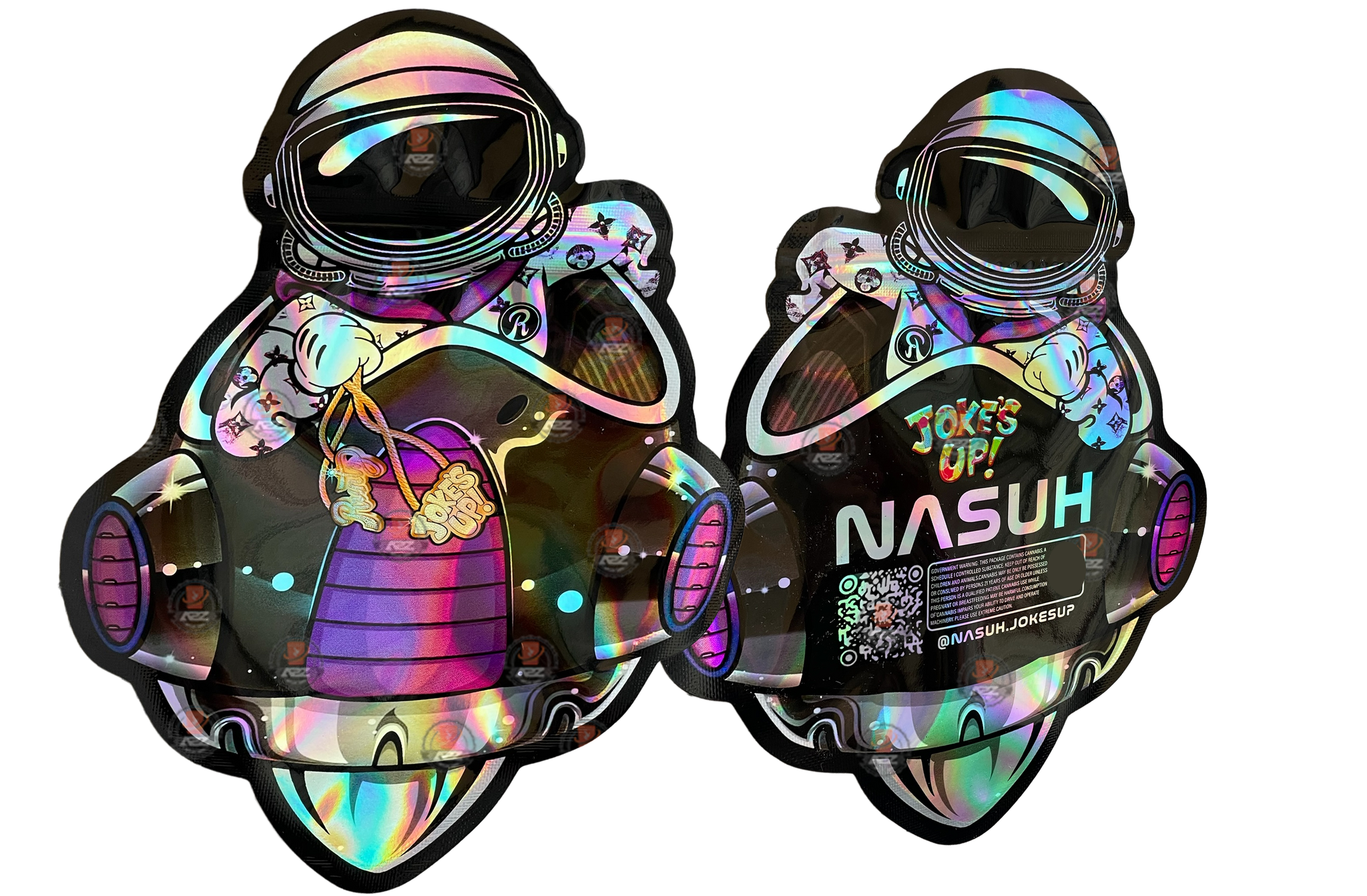 Jokes up Runtz Nasuh cut out Mylar zip lock bag 3.5G