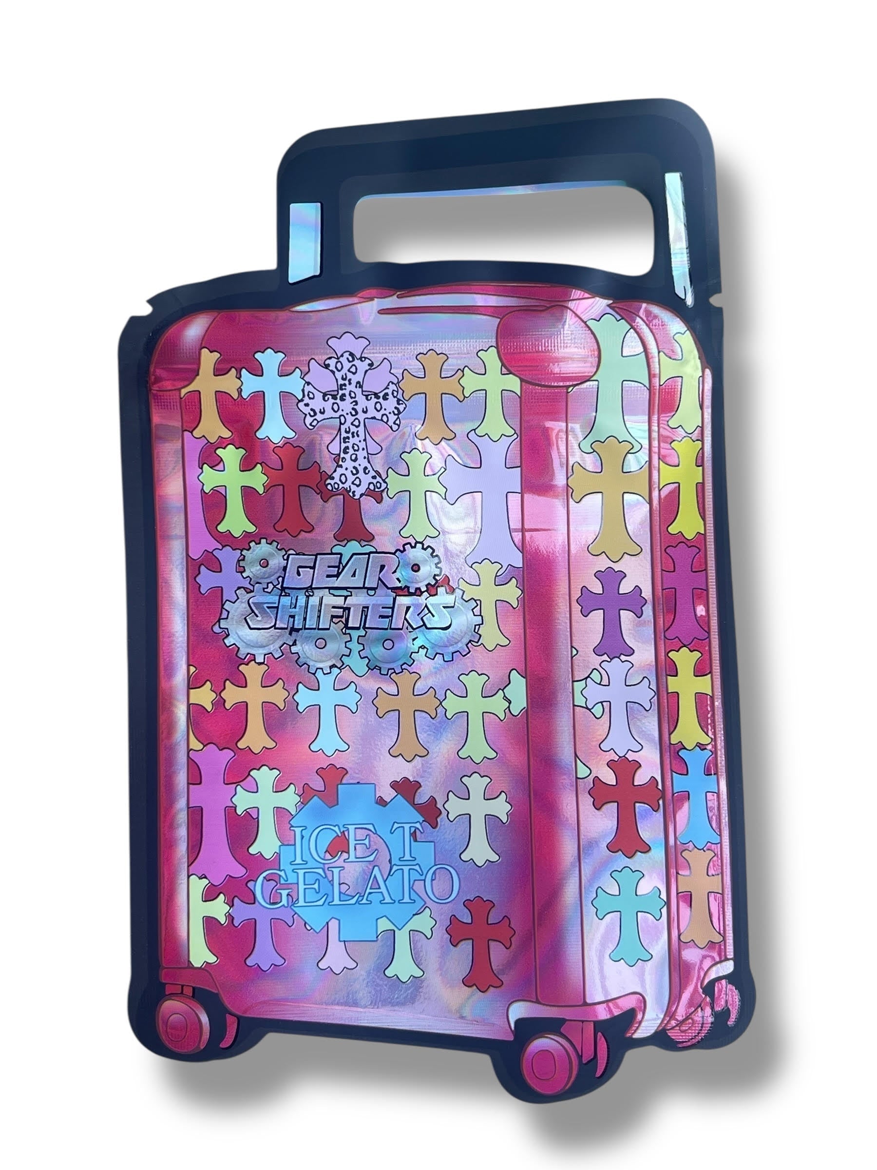 Pink Candy Shift Hearts Gear Shifters Ice T Gelato 3.5g Mylar Bag- Packaging Only