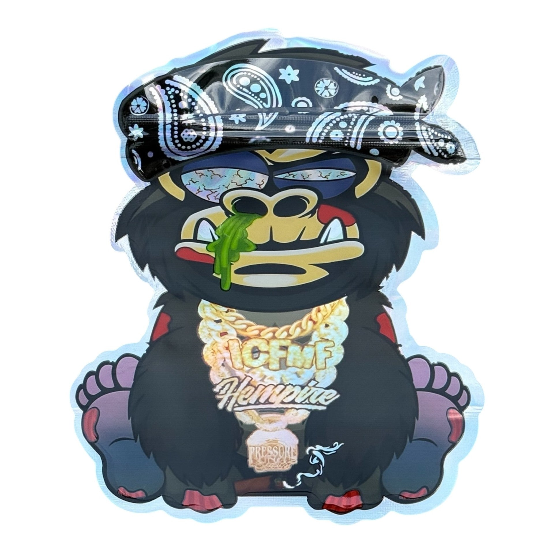 ICFMF Baby 3.5g Mylar Bags & Boxes with Window High Tolerance Box Packaging