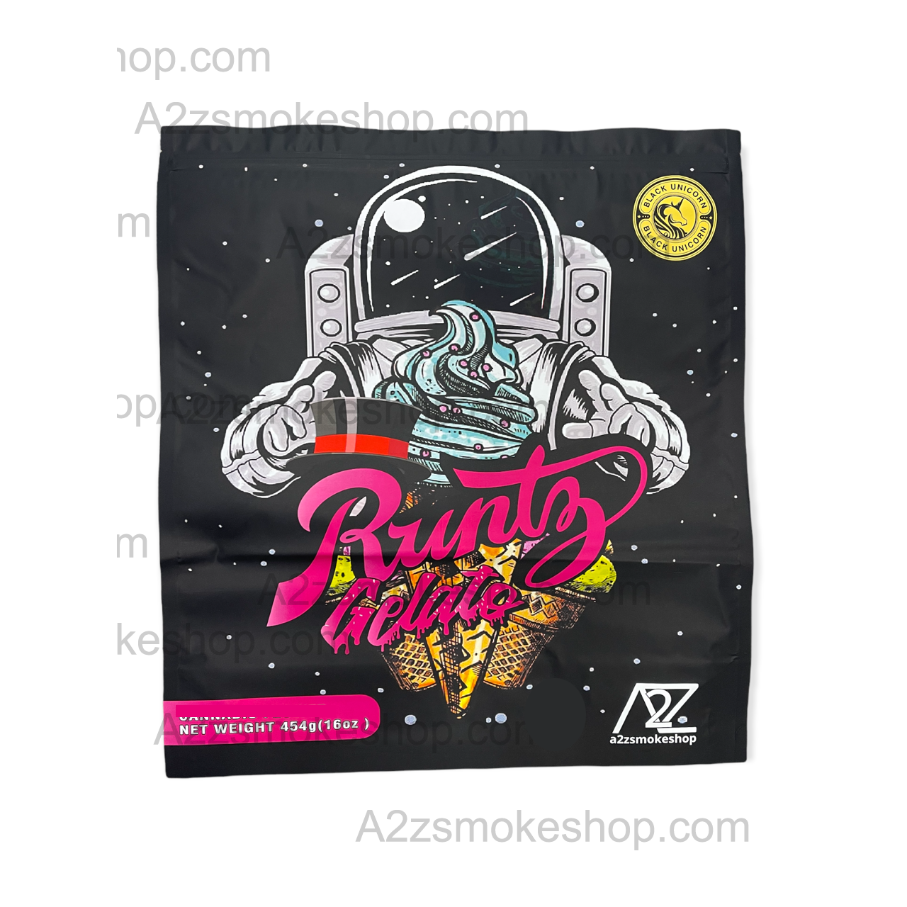 Black Unicorn - Pound Bag (Large)-Runtz Gelato Mylar bag  1LBS - 16OZ (454g)