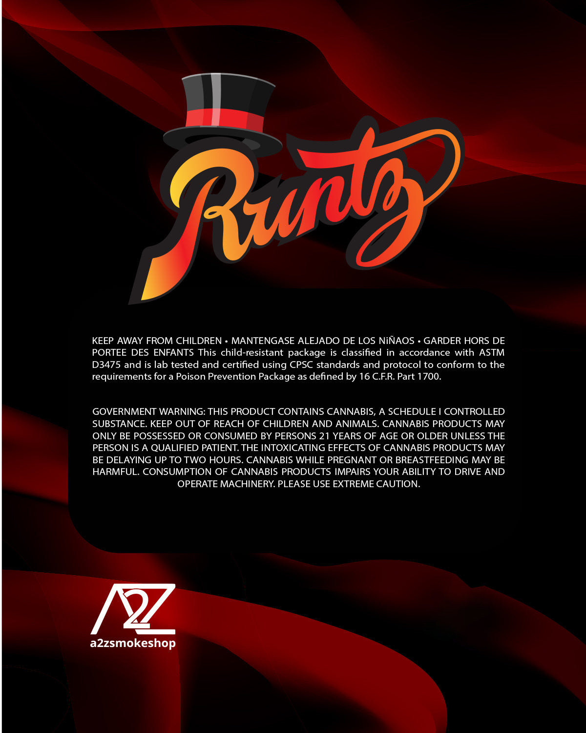 Black Unicorn  Mylar bag with Window 3.5G