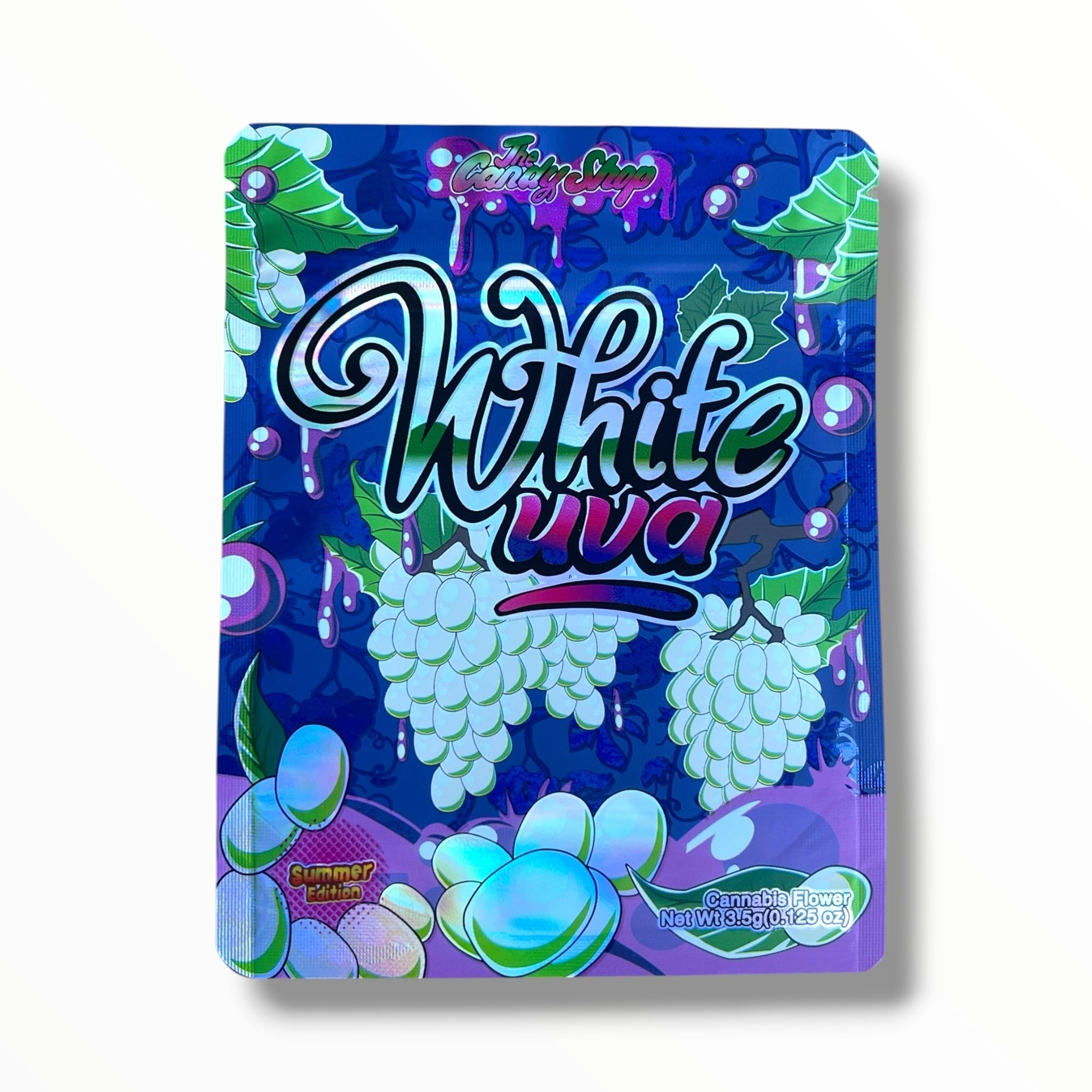 White Guava 3.5g Mylar Bag- Packaging -The Candy Shop