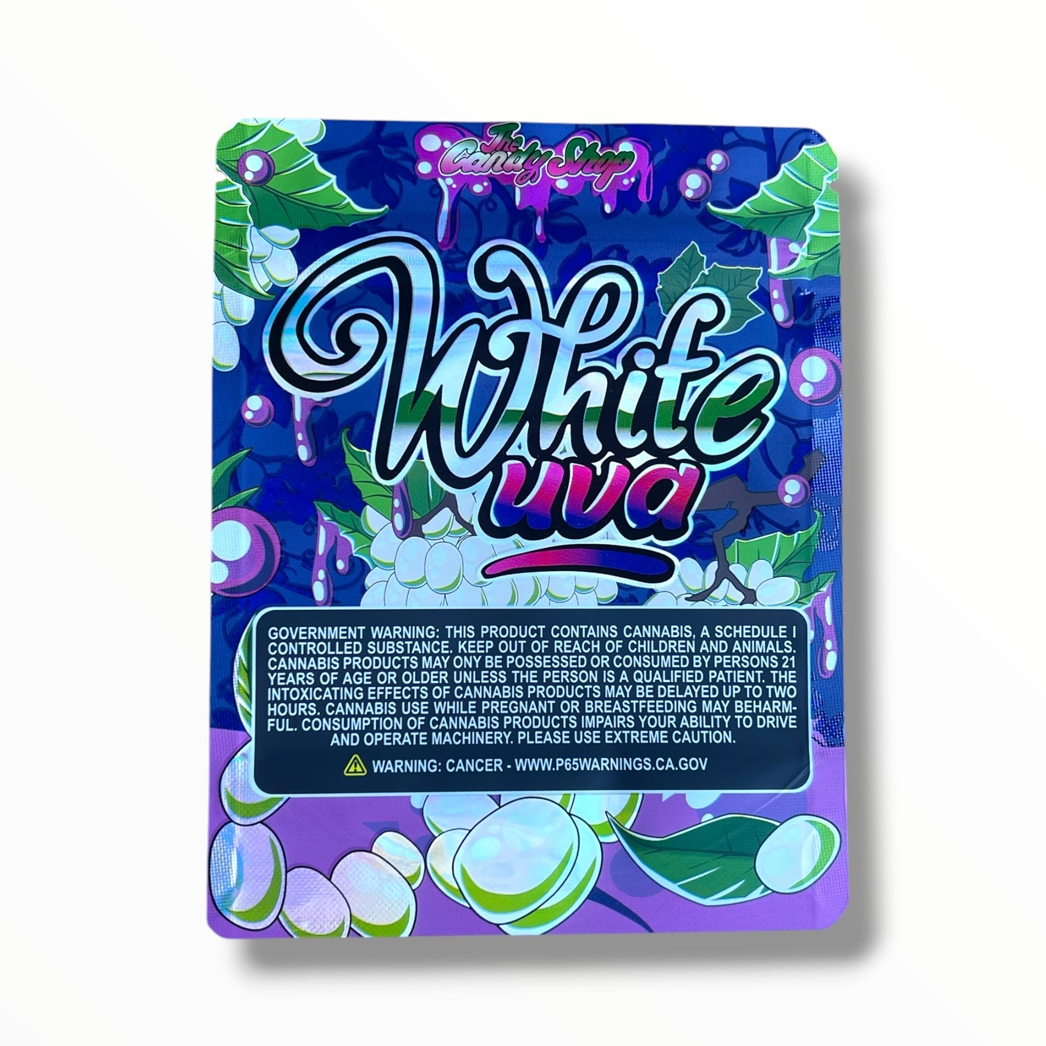 White Guava 3.5g Mylar Bag- Packaging -The Candy Shop
