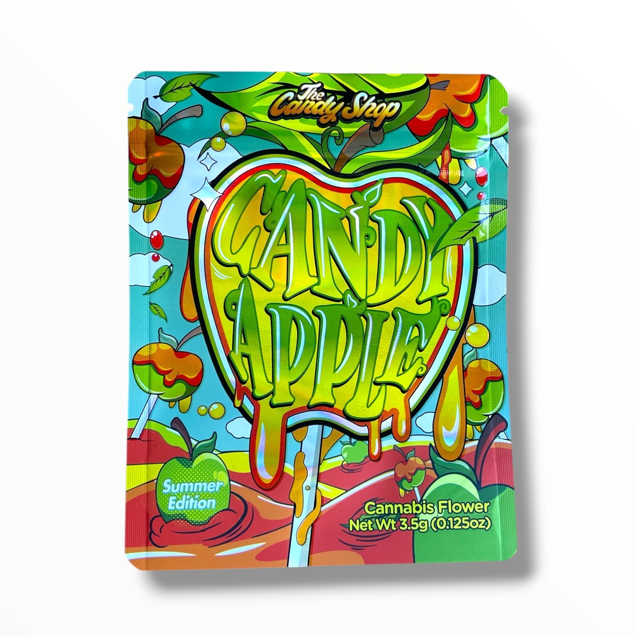 Candy Apple 3.5g Mylar Bag- Packaging -The Candy Shop