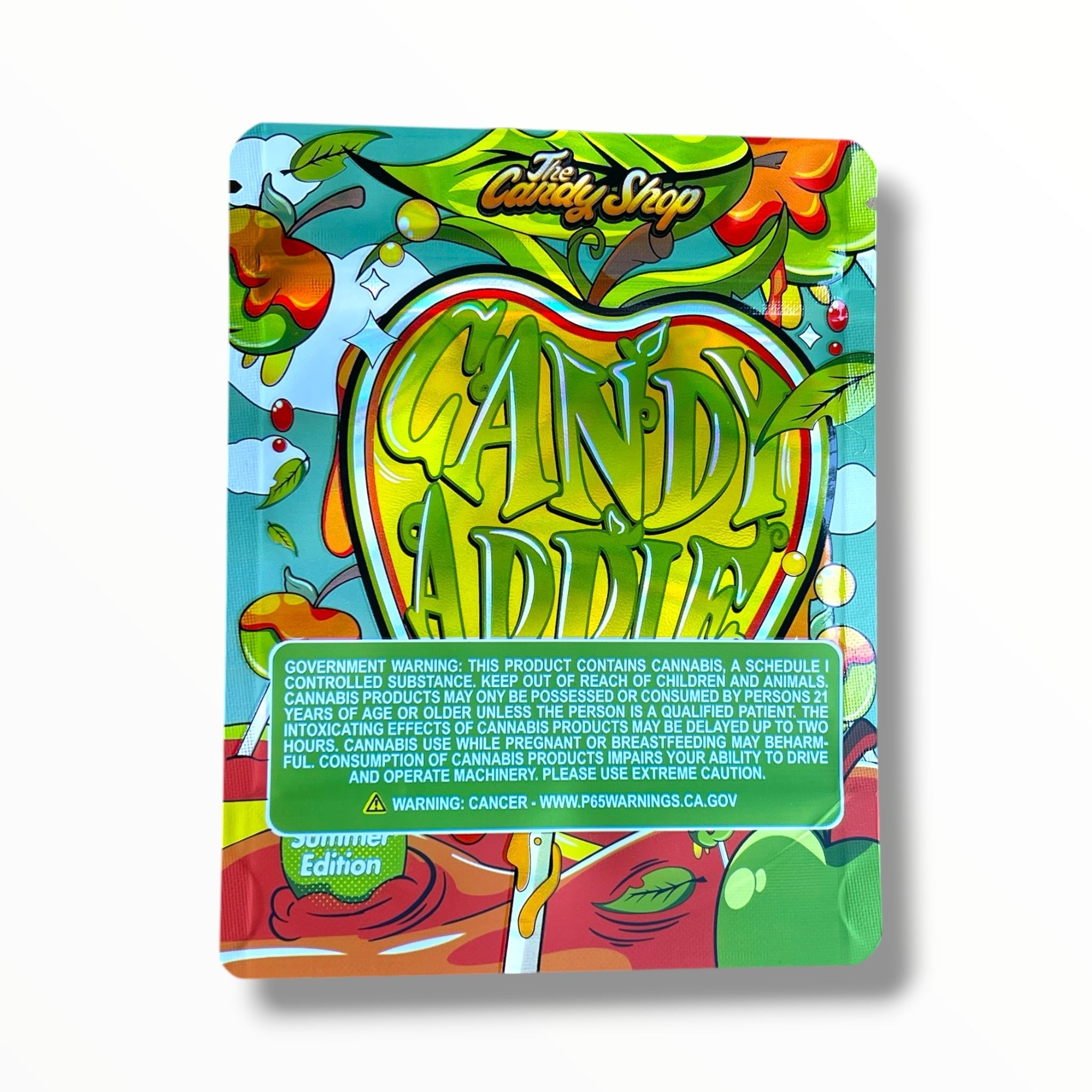 Candy Apple 3.5g Mylar Bag- Packaging -The Candy Shop