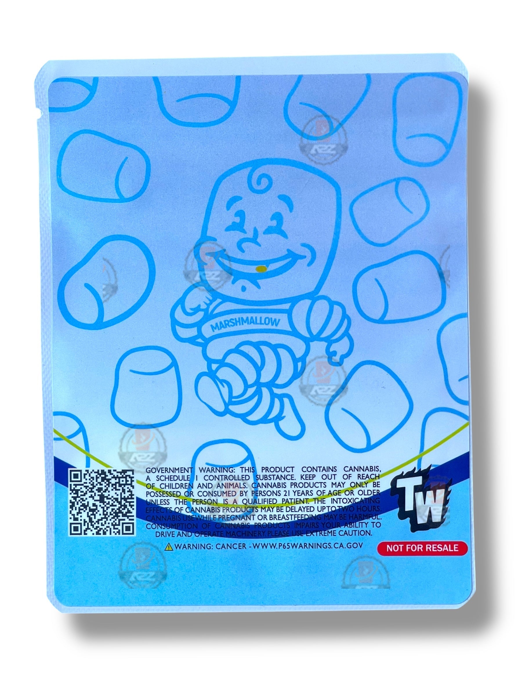 Sprinklez Black Magic Marshmallow Mylar Bags with Boxes 3.5g Box Packaging With stickers and label