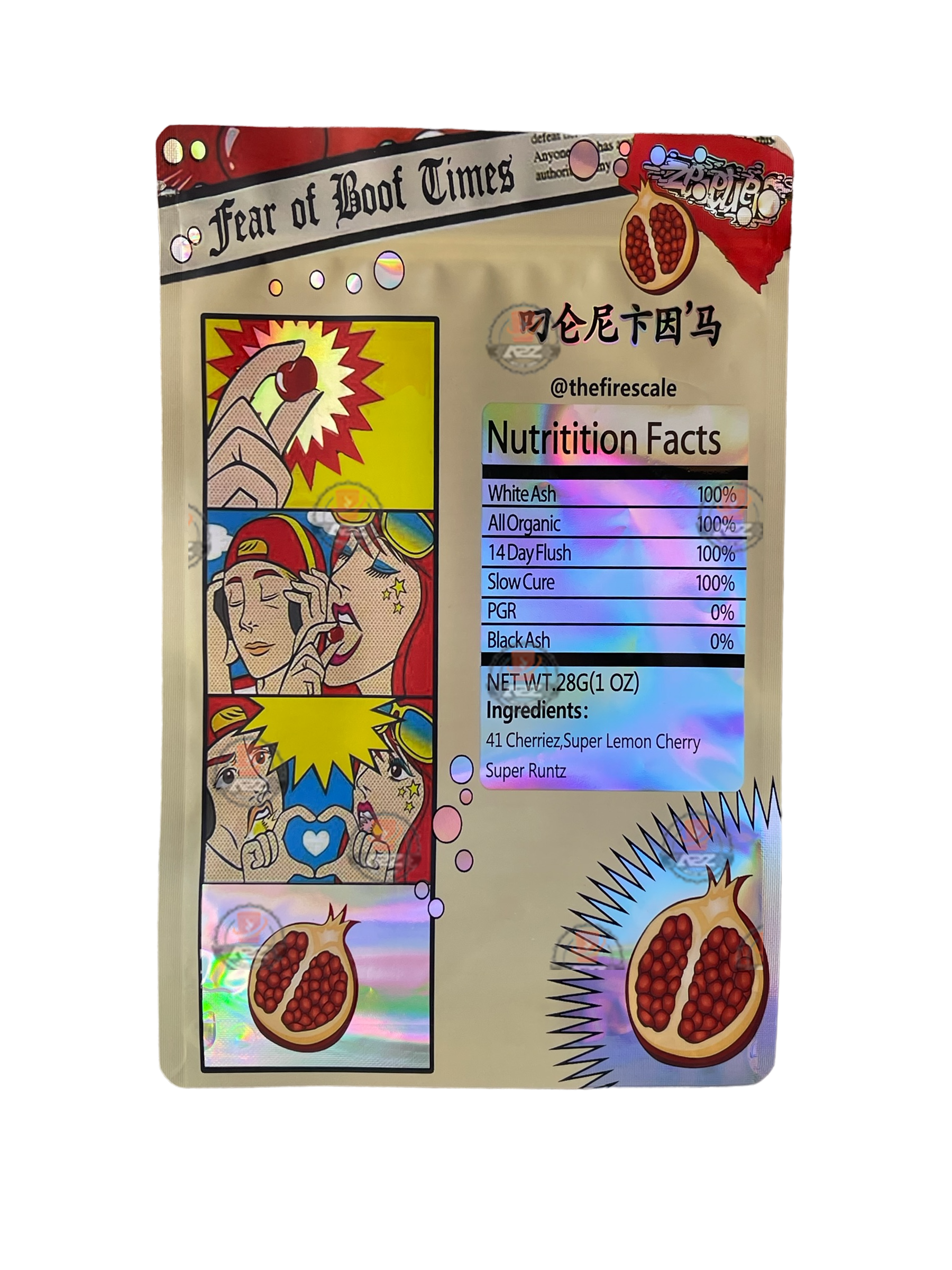 Don Merfos Granadaz 1 OZ 28G Mylar bag (50 Count)