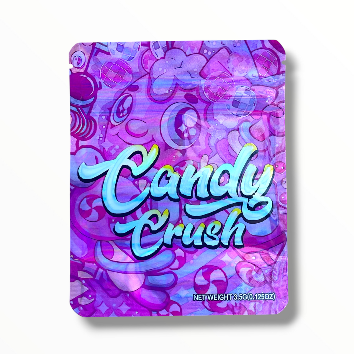 Candy Crush Mylar Bags 3.5 Grams