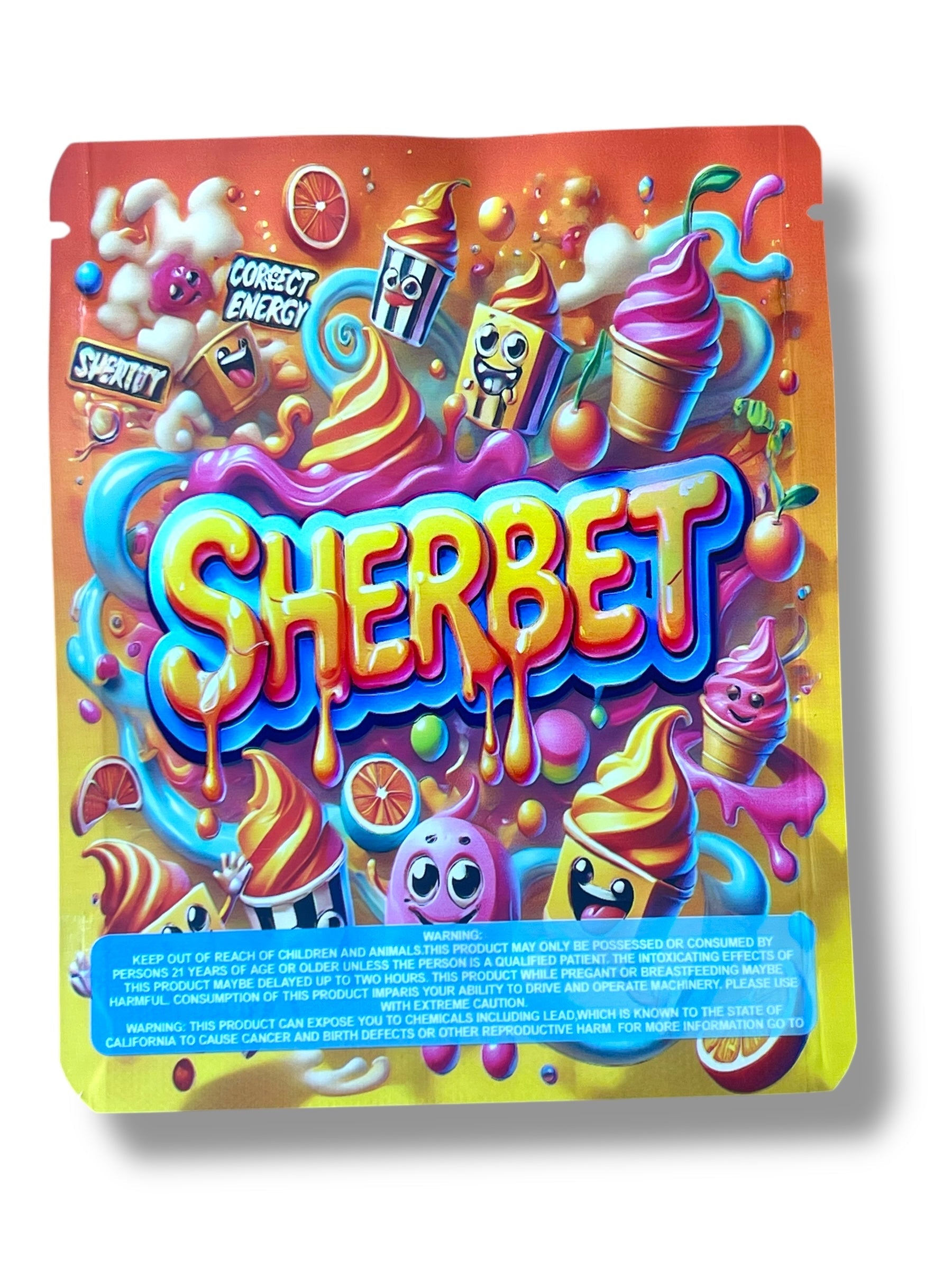 Sherbet 3.5g Mylar Bag- Packaging Only