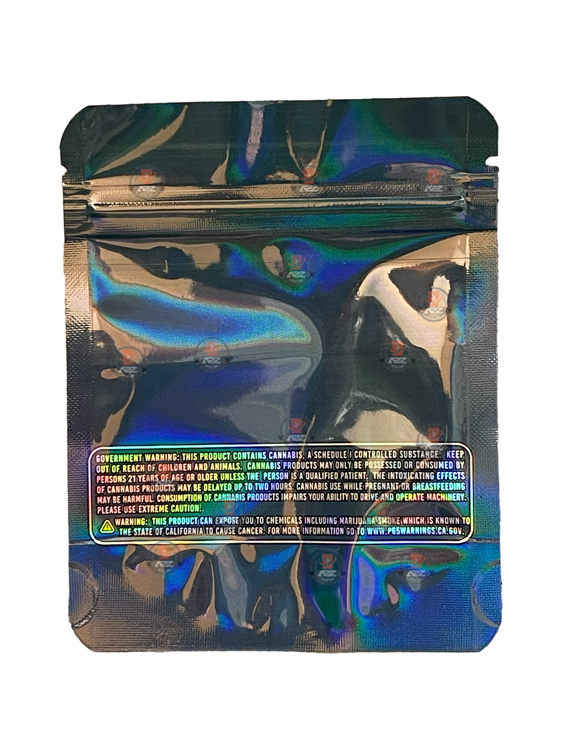 Rolling with Gumbo 3.5g Mylar Bag Holographic