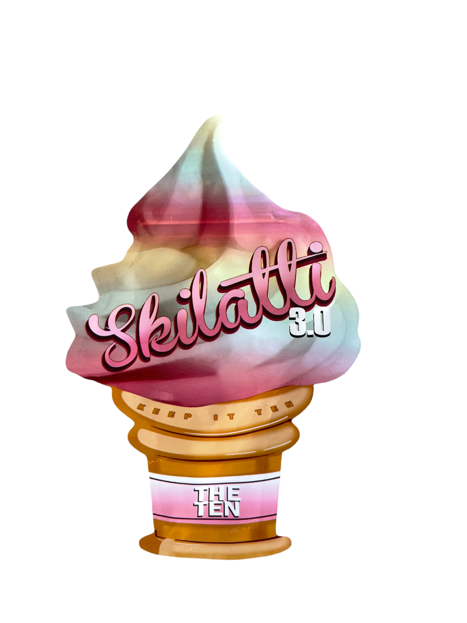 Skilatti 3.0 cut out Mylar bag  3.5g  Packaging Only