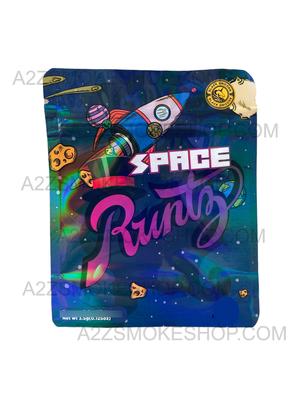 Black Unicorn-Space Holographic Mylar bag 3.5g