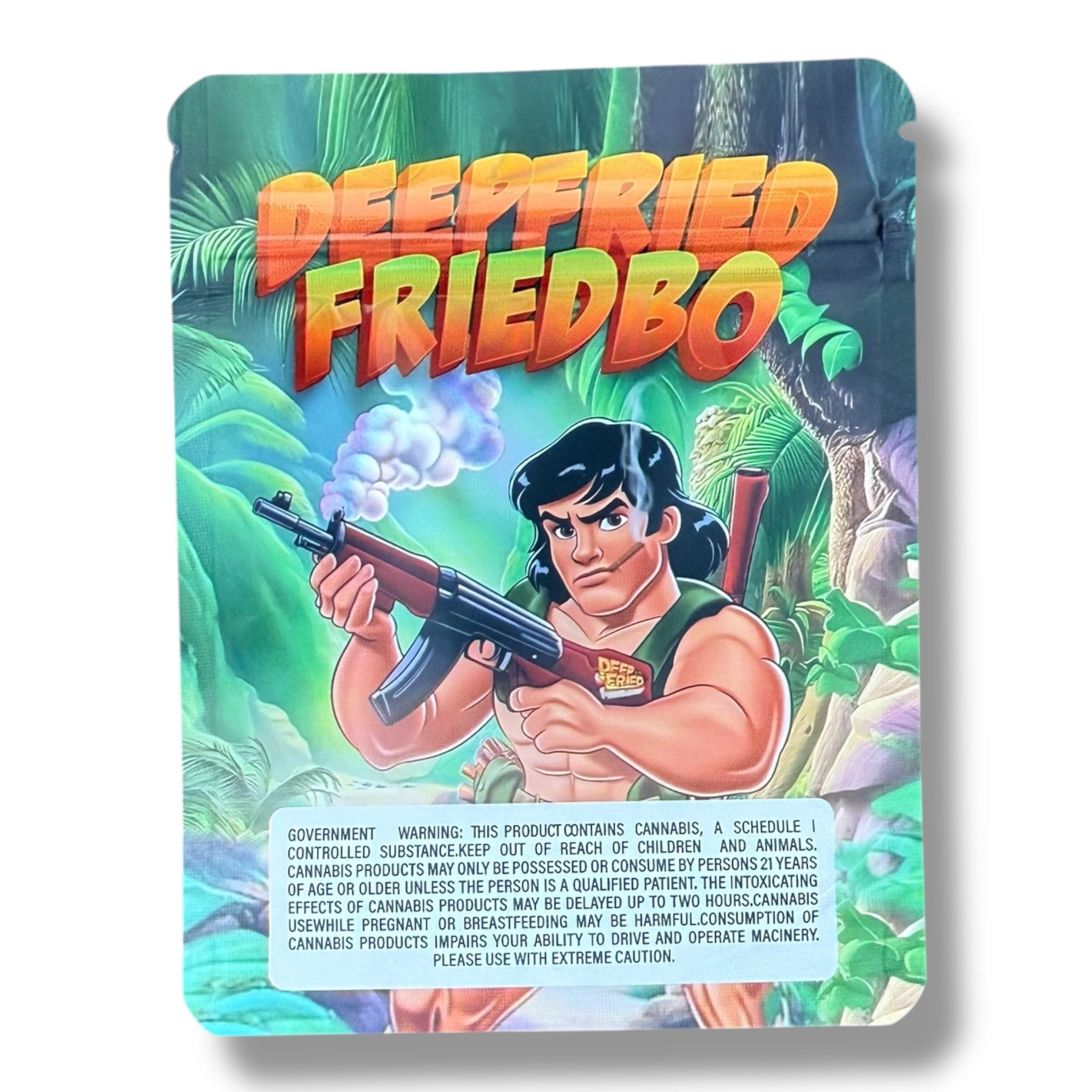 Deep Fried Friedbo 3.5g Mylar Bag- Packaging Only