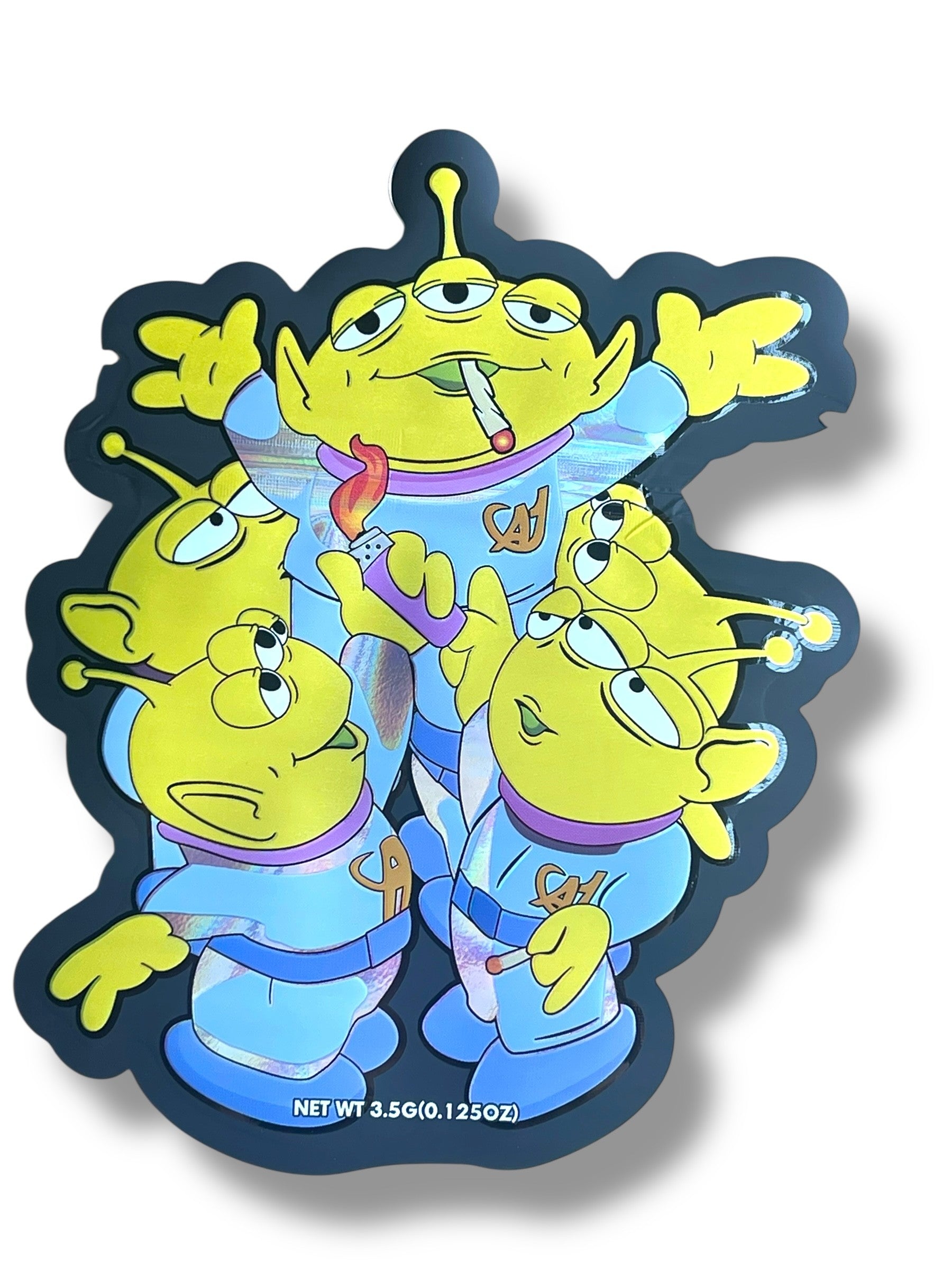 A1 Exotics The ZAAAAA Mylar Bags with Boxes 3.5g Box Packaging Toys Story