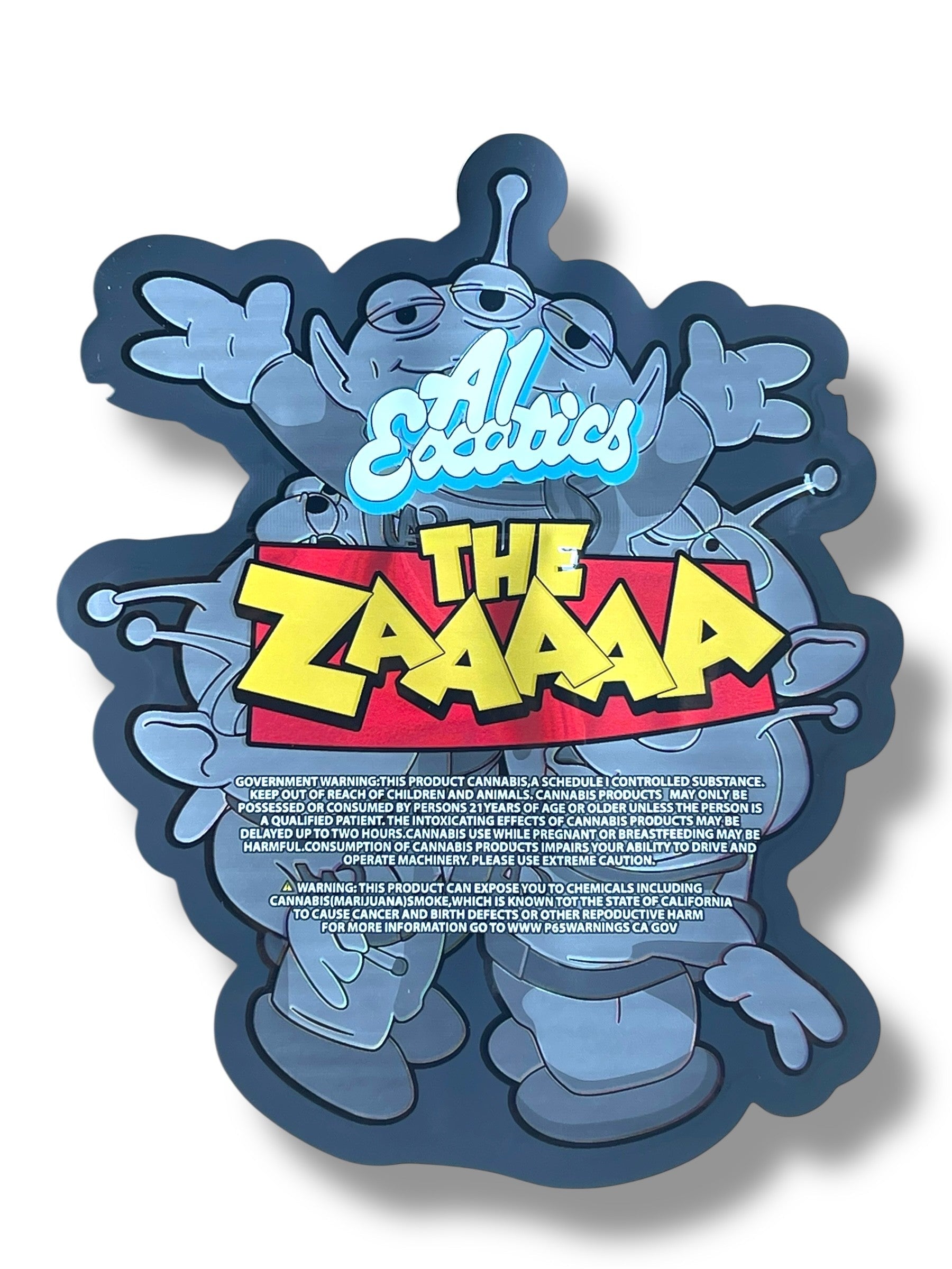 A1 Exotics The ZAAAAA Mylar Bags with Boxes 3.5g Box Packaging Toys Story