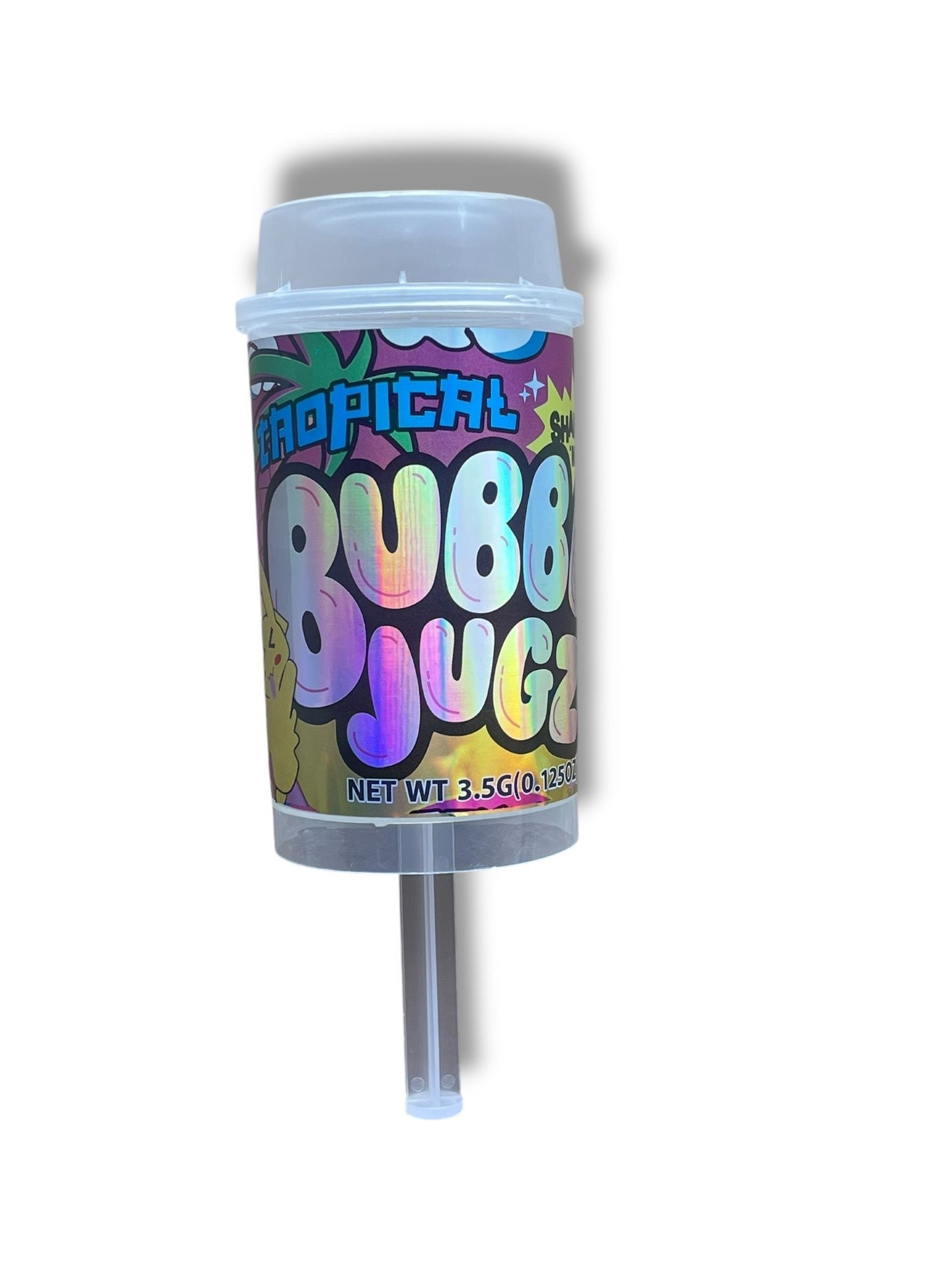 Push Pop 3.5g Container Holographic sticker