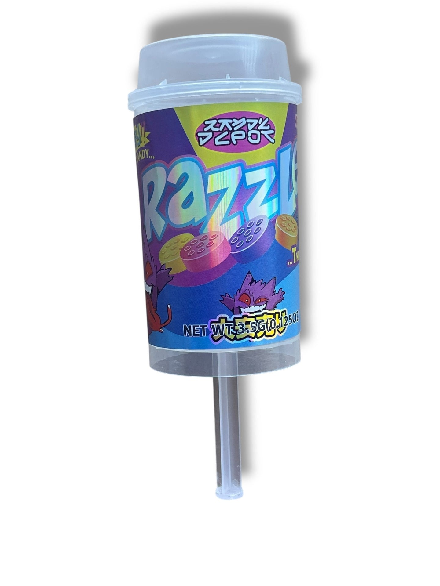 Push Pop 3.5g Container Holographic sticker