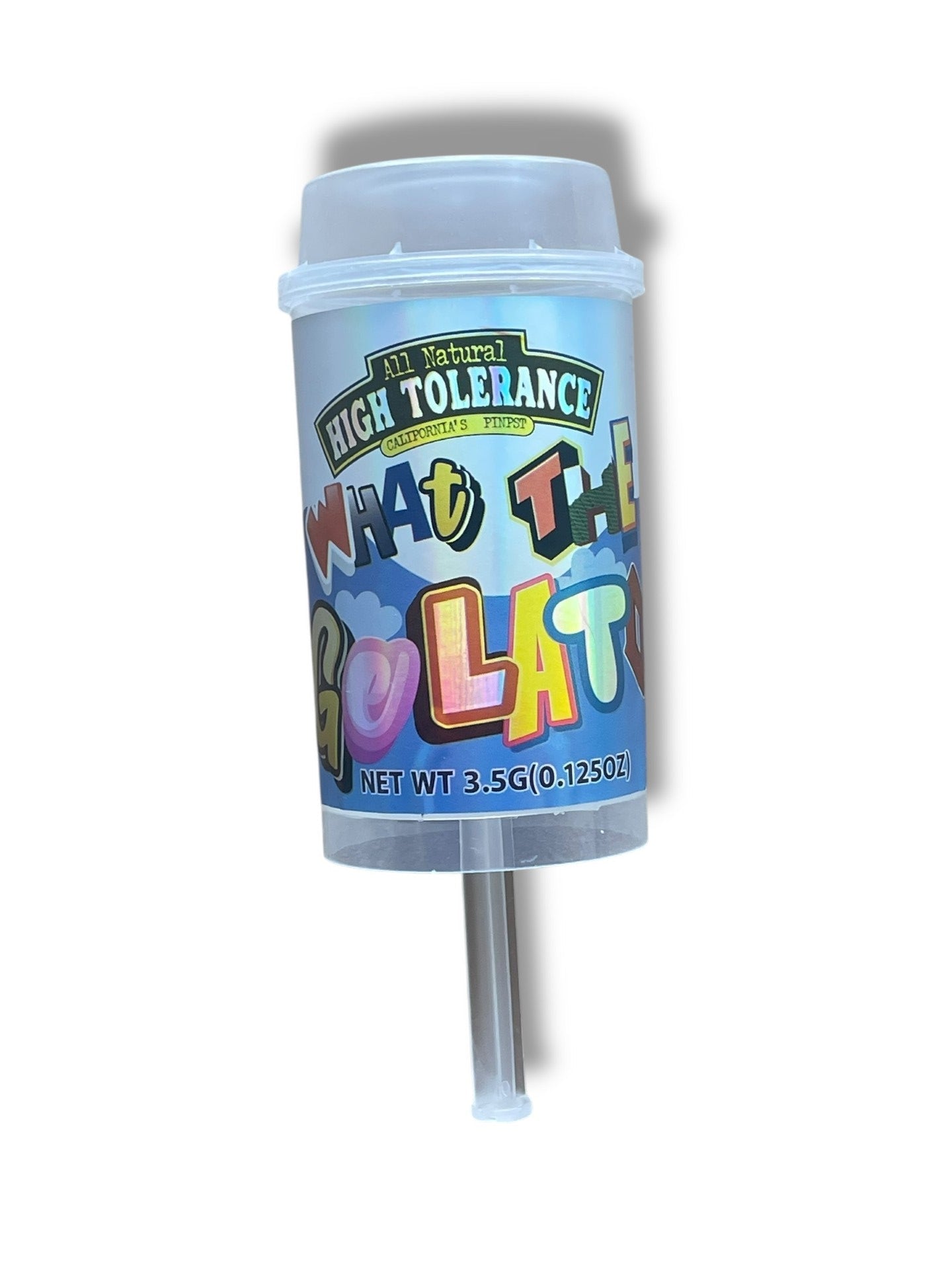 Push Pop 3.5g Container Holographic sticker