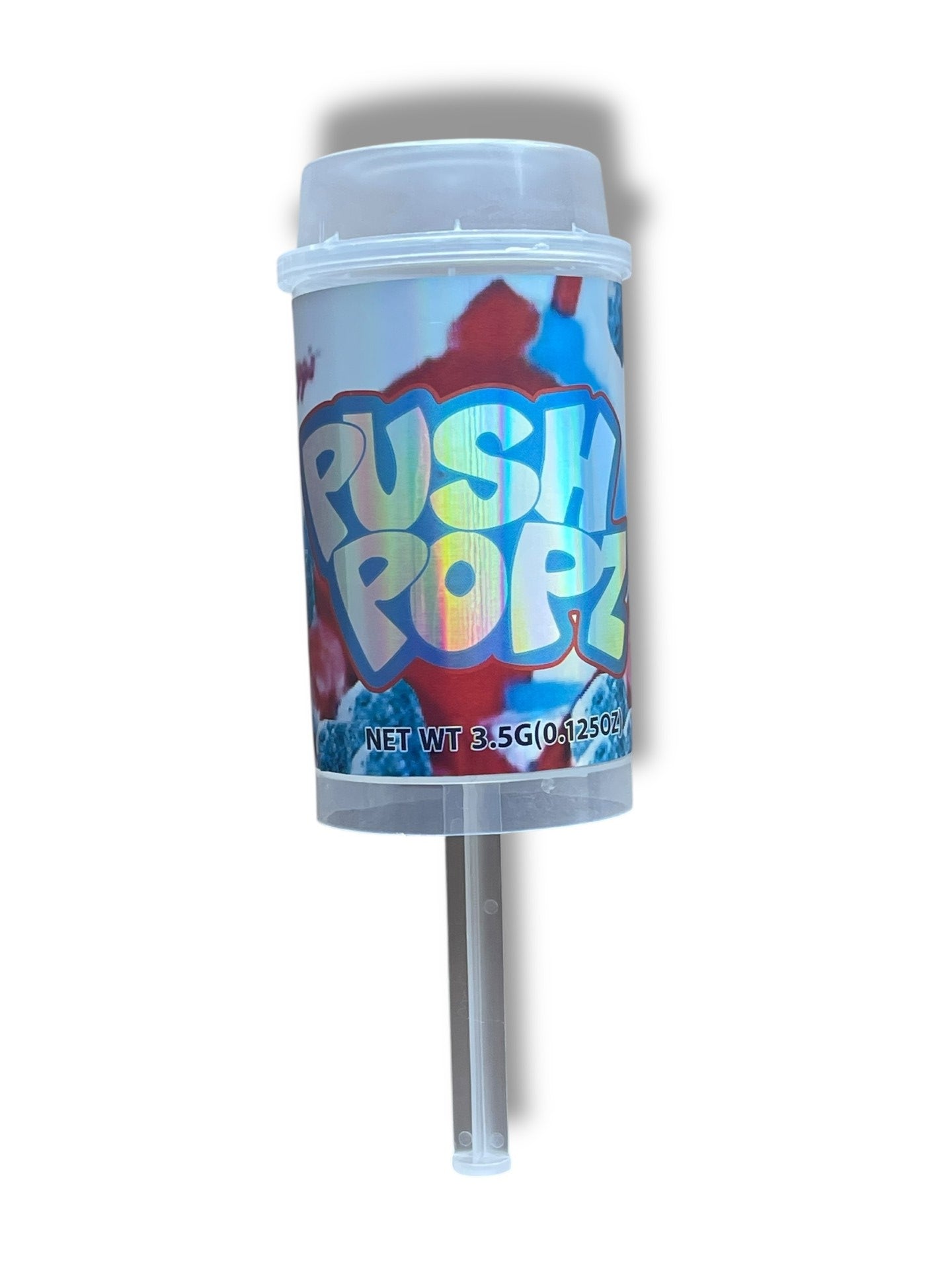 Push Pop 3.5g Container Holographic sticker