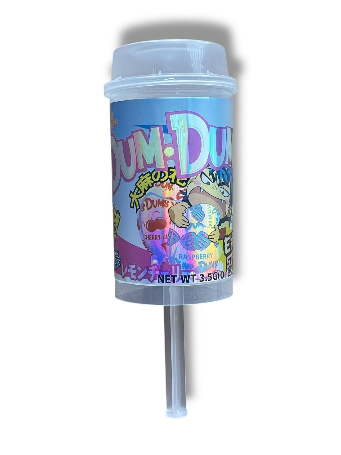 Push Pop 3.5g Container Holographic sticker