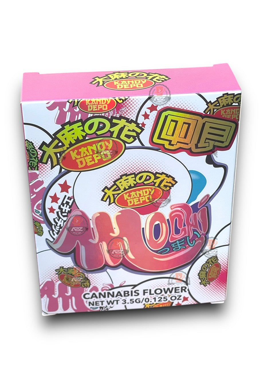 Kandy Depo Mochi Mylar Bags with Boxes 3.5g Box Packaging Holographic