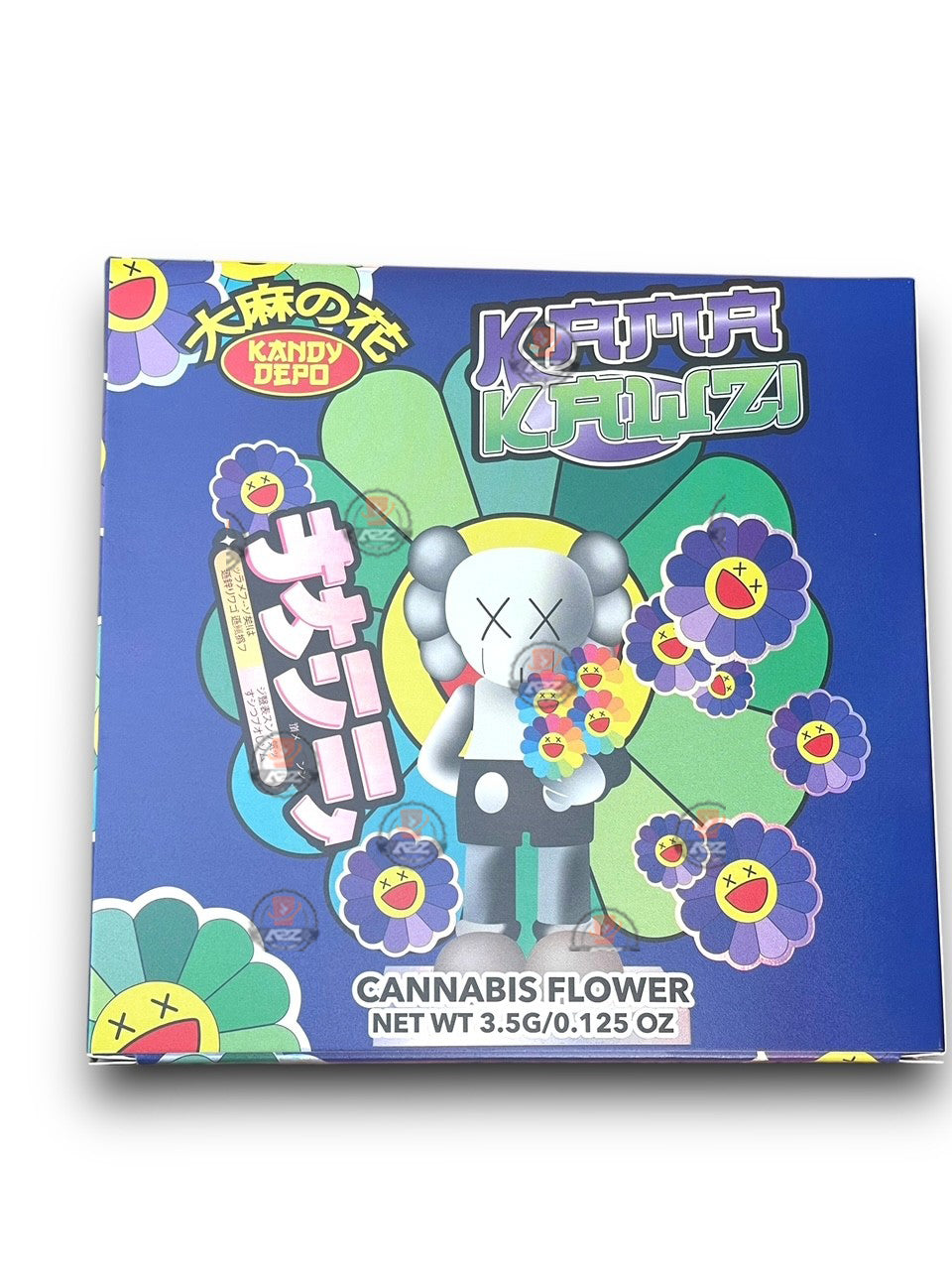 Kandy Depo Kama Kawzi Mylar Bags with Boxes 3.5g Box Packaging Holographic