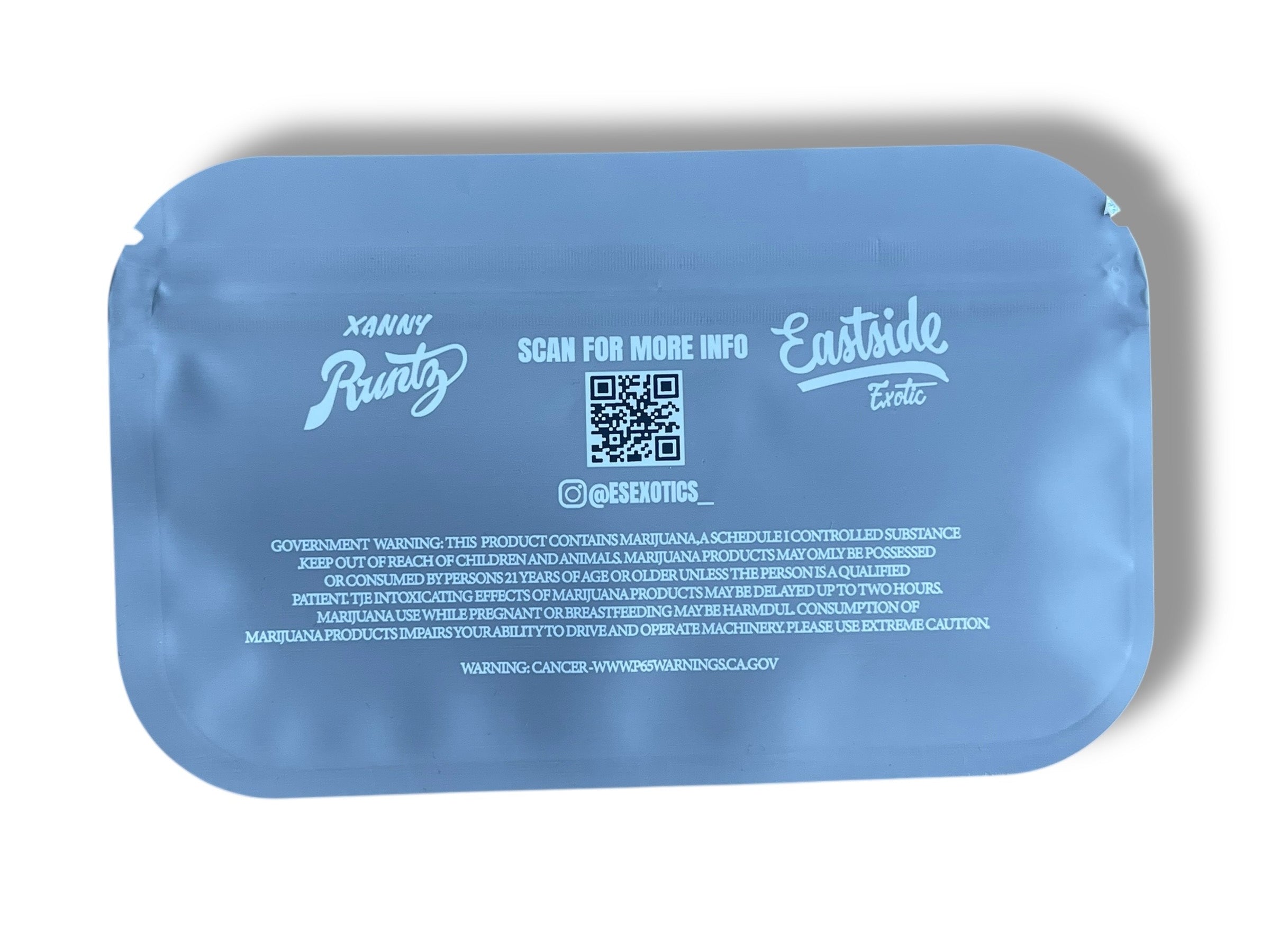 Runtz Mylar Bags with Boxes 3.5g Box Packaging Eastside Xanax